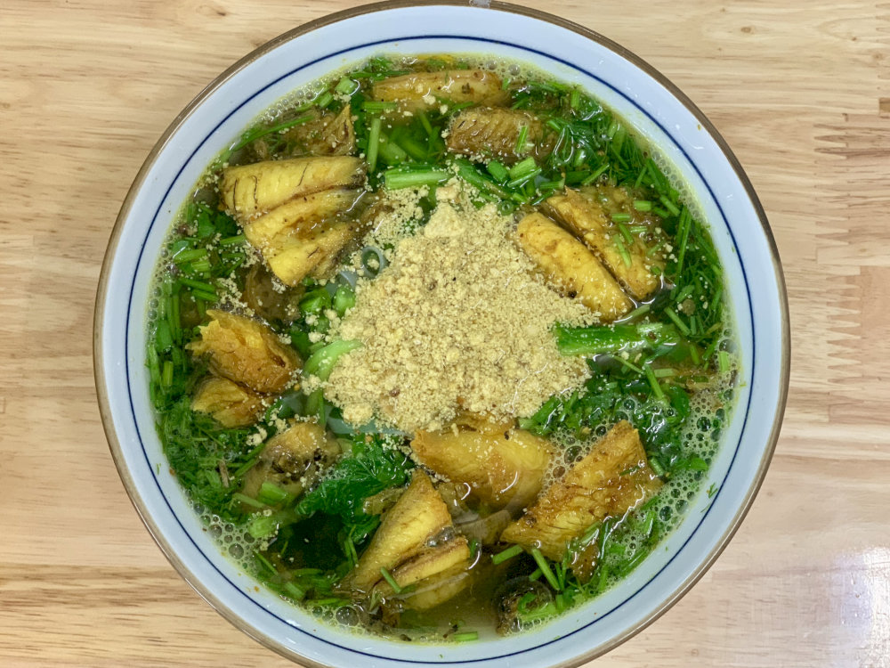 Canh cá Quỳnh Côi 